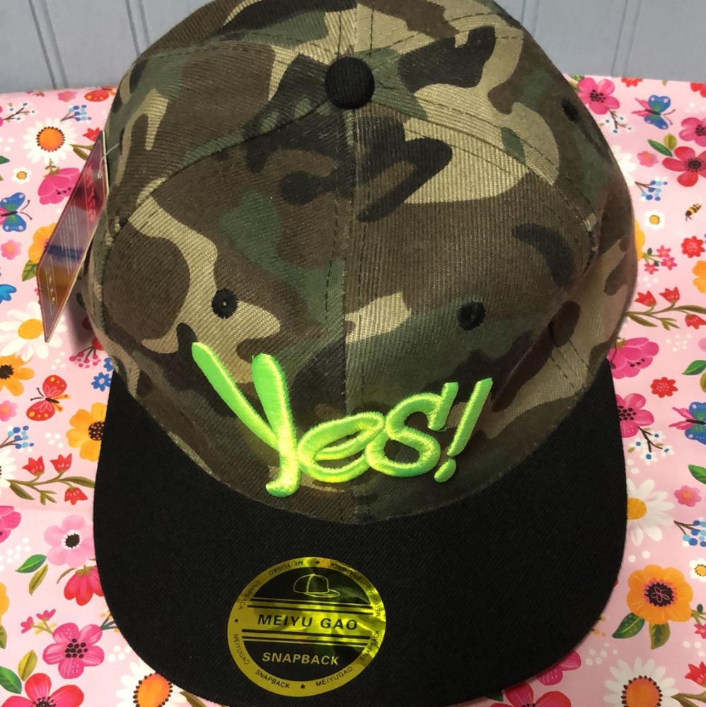 Ny Top Men's Baseball Cap Solid Camouflage Trucker Cap Green One Size